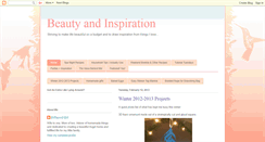 Desktop Screenshot of beautyandinspirationblog.blogspot.com