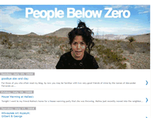 Tablet Screenshot of peoplebelowzero.blogspot.com