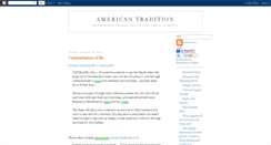 Desktop Screenshot of americantradition.blogspot.com