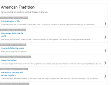 Tablet Screenshot of americantradition.blogspot.com