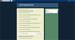 Desktop Screenshot of mp3tamilsongdownload.blogspot.com