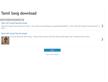 Tablet Screenshot of mp3tamilsongdownload.blogspot.com