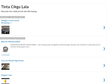 Tablet Screenshot of cikgulala.blogspot.com
