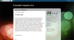 Desktop Screenshot of innovadorinquieto.blogspot.com