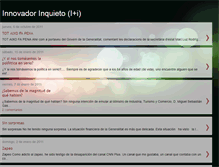 Tablet Screenshot of innovadorinquieto.blogspot.com