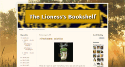 Desktop Screenshot of lionessbookshelf.blogspot.com