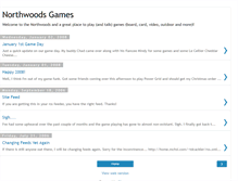 Tablet Screenshot of northwoodsgames.blogspot.com