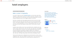 Desktop Screenshot of hotel-employers.blogspot.com