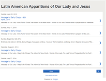 Tablet Screenshot of latinamericanapparitions.blogspot.com