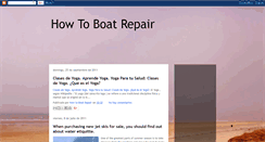 Desktop Screenshot of howtoboatrepair.blogspot.com