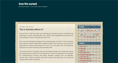 Desktop Screenshot of lovesunset90.blogspot.com