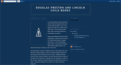 Desktop Screenshot of douglas-preston-child.blogspot.com