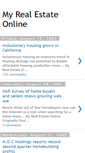Mobile Screenshot of myreal-estateonline.blogspot.com