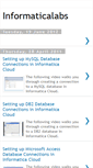 Mobile Screenshot of informaticalabs.blogspot.com