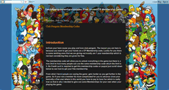 Desktop Screenshot of getclubpenguinmembershipcodes.blogspot.com