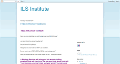 Desktop Screenshot of ilsinstitute.blogspot.com