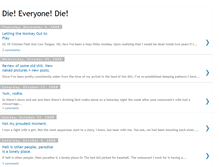 Tablet Screenshot of dieeveryonedie.blogspot.com