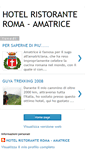Mobile Screenshot of hotelristoranteroma-amatrice.blogspot.com