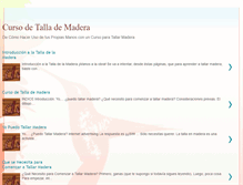 Tablet Screenshot of cursodetallademadera.blogspot.com