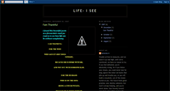 Desktop Screenshot of life-isee.blogspot.com