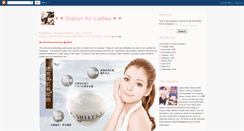 Desktop Screenshot of ladiezaffair.blogspot.com