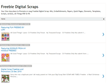 Tablet Screenshot of freebiedigitalscrapspromoted.blogspot.com