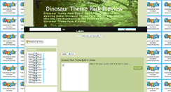 Desktop Screenshot of dinosaurthemeparkpreview.blogspot.com