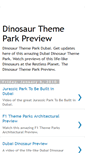Mobile Screenshot of dinosaurthemeparkpreview.blogspot.com