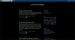 Desktop Screenshot of lynnesteban.blogspot.com