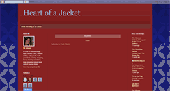 Desktop Screenshot of heartofajacket.blogspot.com