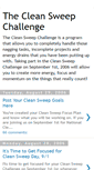 Mobile Screenshot of cleansweepchallenge.blogspot.com