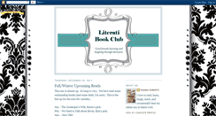 Desktop Screenshot of literatibookclub.blogspot.com