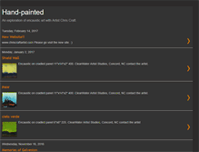 Tablet Screenshot of chriscraftartist.blogspot.com