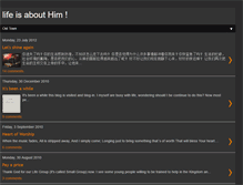 Tablet Screenshot of lifeisabouthim.blogspot.com