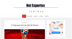 Desktop Screenshot of netesporte.blogspot.com