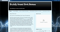 Desktop Screenshot of brutallyhonestbookreviews.blogspot.com