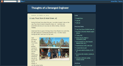 Desktop Screenshot of derangedengineer.blogspot.com