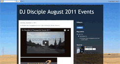 Desktop Screenshot of dj-disciple2012.blogspot.com