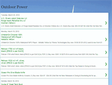 Tablet Screenshot of outdoorpowers.blogspot.com