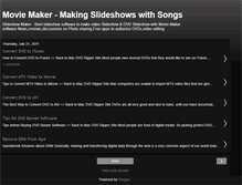 Tablet Screenshot of dvd-photo-slideshow.blogspot.com