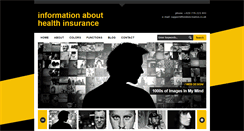 Desktop Screenshot of heathinsuranceinformation.blogspot.com