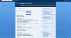 Desktop Screenshot of bausteine-europas.blogspot.com