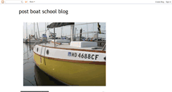 Desktop Screenshot of boatschoolblog.blogspot.com