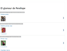Tablet Screenshot of elglamourdepenelope.blogspot.com