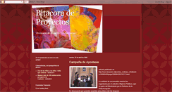 Desktop Screenshot of bitacoradeproyectos.blogspot.com