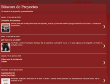 Tablet Screenshot of bitacoradeproyectos.blogspot.com