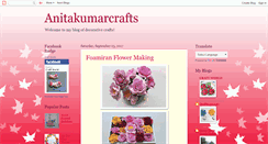 Desktop Screenshot of anitakumarcrafts.blogspot.com