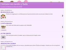 Tablet Screenshot of cantameuncuentoybaila.blogspot.com
