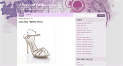 Desktop Screenshot of fashionshoesworld.blogspot.com