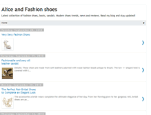 Tablet Screenshot of fashionshoesworld.blogspot.com